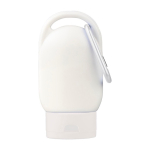 Protetor solar com mosquetão e tampa colorida FPS30 30 ml cor branco primeira vista