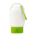 Protetor solar com mosquetão e tampa colorida FPS30 30 ml cor verde maçã primeira vista