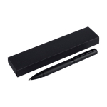 Caneta giratória de latão com clipe metálico, tinta azul sétima vista