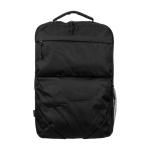 Mochila para portátil feita de resíduos de plástico oceânico 15'' cor preto primeira vista