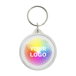 Porta-chaves de plástico com anel metálico fabricado na Europa segunda vista