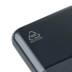 Powerbank de plástico reciclado com carga rápida 10 000 mAh sexta vista