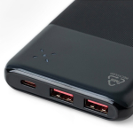Powerbank de plástico reciclado com carga rápida 10 000 mAh sétima vista