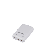 Powerbank de plástico reciclado com carga rápida 20 000 mAh cor branco vista principal