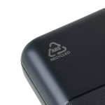 Powerbank de plástico reciclado com carga rápida 20 000 mAh terceira vista