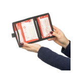 Kit de primeiros socorros com fecho de velcro e pega rPET 600D segunda vista