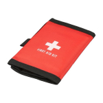 Kit de primeiros socorros com fecho de velcro e pega rPET 600D terceira vista