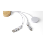 Conjunto de cabos de carregamento com argola metálica para pendurar 65W segunda vista