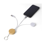 Conjunto de cabos de carregamento com argola metálica para pendurar 65W terceira vista