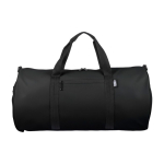 Saco desportivo de rPET resistente à água com asa dupla cor preto primeira vista