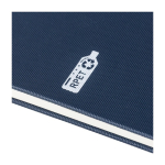 Caderno de poliéster rPET de capa semidura, folhas A5 pautadas sétima vista