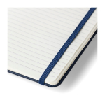 Caderno de poliéster rPET de capa semidura, folhas A5 pautadas nona vista