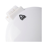 Estojo redondo com espelho e pincel incluído para bolso quinta vista