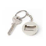 Porta-chaves em bambu e liga de zinco com abre-cápsulas integrado quinta vista