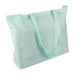 Saco tote de algodão de tamanho grande e asas compridas 140 g/m2 sexta vista