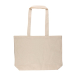 Saco de algodão com certificação OEKO-TEX e asas compridas 140 g quarta vista