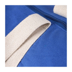 Saco desportivo de algodão OEKO-TEX, fecho de correr e asas compridas sexta vista