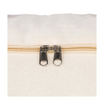 Saco desportivo em algodão natural OEKO-TEX com alças compridas quinta vista