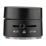 Suporte magnético de plástico para telemóvel dobrável e com ventosa cor preto primeira vista