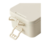 Lancheira empilhável de 2 níveis com conjunto de talheres 2,2 L décima primeira vista