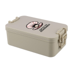 Lancheira empilhável de 2 níveis com conjunto de talheres 2,2 L segunda vista