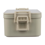 Lancheira empilhável de 2 níveis com conjunto de talheres 2,2 L terceira vista