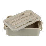 Lancheira empilhável de 2 níveis com conjunto de talheres 2,2 L sétima vista