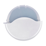 Cortador de pizza com capa amovível e lâmina de aço inoxidável cor branco primeira vista