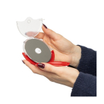 Cortador de pizza com capa amovível e lâmina de aço inoxidável oitava vista