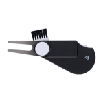 Ferramenta multiusos de plástico para golfe com marcador e pontuador terceira vista