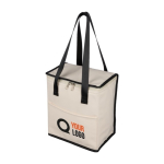 Saco térmico de couro sintético, asas compridas e bolso dianteiro 9 L segunda vista