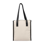 Saco térmico de couro sintético, asas compridas e bolso dianteiro 9 L quarta vista