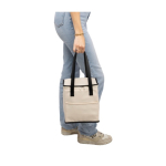 Saco térmico de couro sintético, asas compridas e bolso dianteiro 9 L sétima vista