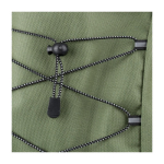 Mochila desportiva com fitas elásticas e redes laterais sexta vista