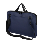 Pasta para portátil com bolso dianteiro e alça regulável 15'' primeira vista