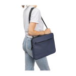 Pasta para portátil com bolso dianteiro e alça regulável 15''