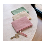 Porta-moedas de bombazine para personalizar fecho de correr a condizer quinta vista