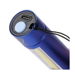 Lanterna de alumínio recarregável com tira de pulso e 3 modos de luz quinta vista