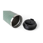 Copo takeaway de aço inoxidável reciclado de parede dupla 400 ml oitava vista