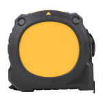 Fita métrica de face dupla com janela de visualização superior 3 m cor amarelo-escuro primeira vista