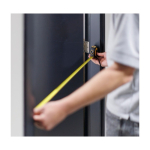 Fita métrica de face dupla com janela de visualização superior 3 m oitava vista