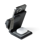 Estação de carga sem fios magnética 3 em 1, ultrafina, 15 W nona vista