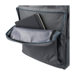 Mochila de poliéster reciclado para portátil com alças superiores 16''