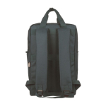 Mochila de poliéster reciclado para portátil com alças superiores 16'' quarta vista