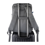 Mochila de poliéster reciclado para portátil com alças superiores 16'' sexta vista