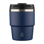 Copo compacto para café com parede dupla a vácuo 175 ml cor azul primeira vista