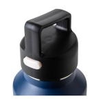 Garrafa de aço inoxidável de parede dupla, tampa de transporte 600 ml décima vista