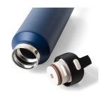 Garrafa de aço inoxidável de parede dupla, tampa de transporte 600 ml décima primeira vista