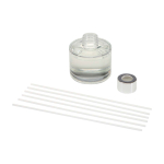 Ambientador com varetas perfumadas refrescantes e aromas suaves 100 ml cor branco segunda vista