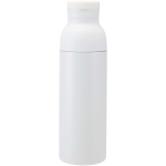 Garrafa de aço inoxidável reciclado de parede dupla, 3 peças 650 ml cor branco segunda vista frontal